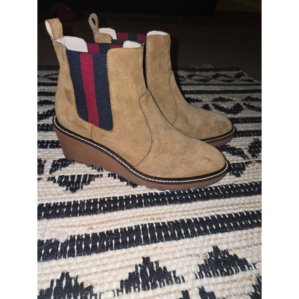 Cecilia New York Gemma Suede Leather Ankle Boots 7